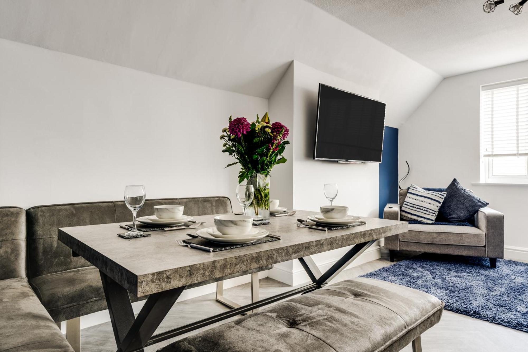 St David'S - Stylish 2 Bed Apartment, Free Parking, Close To Beach Lytham St Annes Kültér fotó